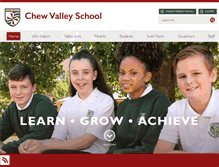 Tablet Screenshot of chewvalleyschool.co.uk